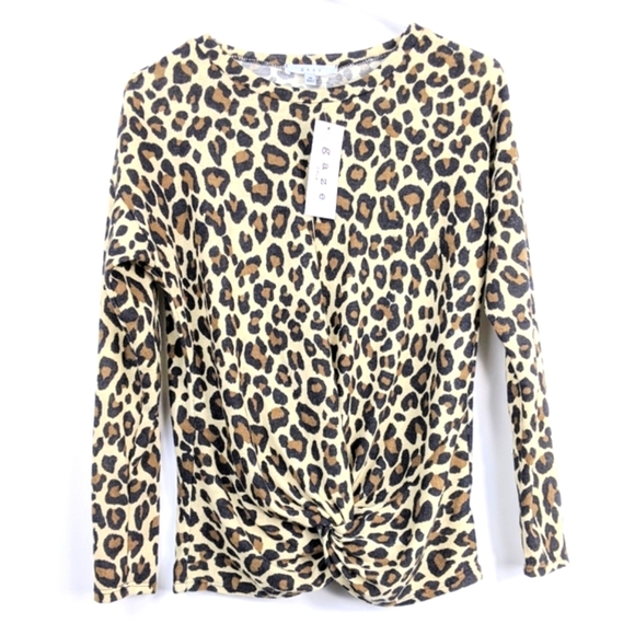 🆕🌿soft BRUSHED LEOPARD PRINT TOP🌿 - Picture 1 of 4